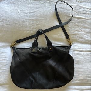 Clare V. Black Leather Tote